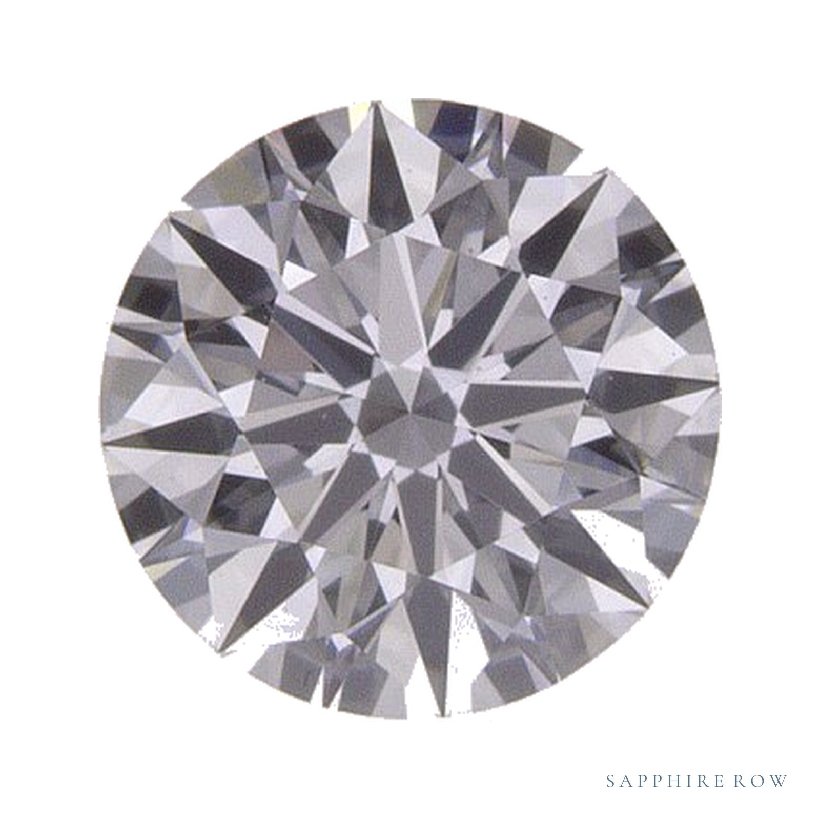 0.72 ct lab-grown diamond, round cut | Sapphire Row · cut4