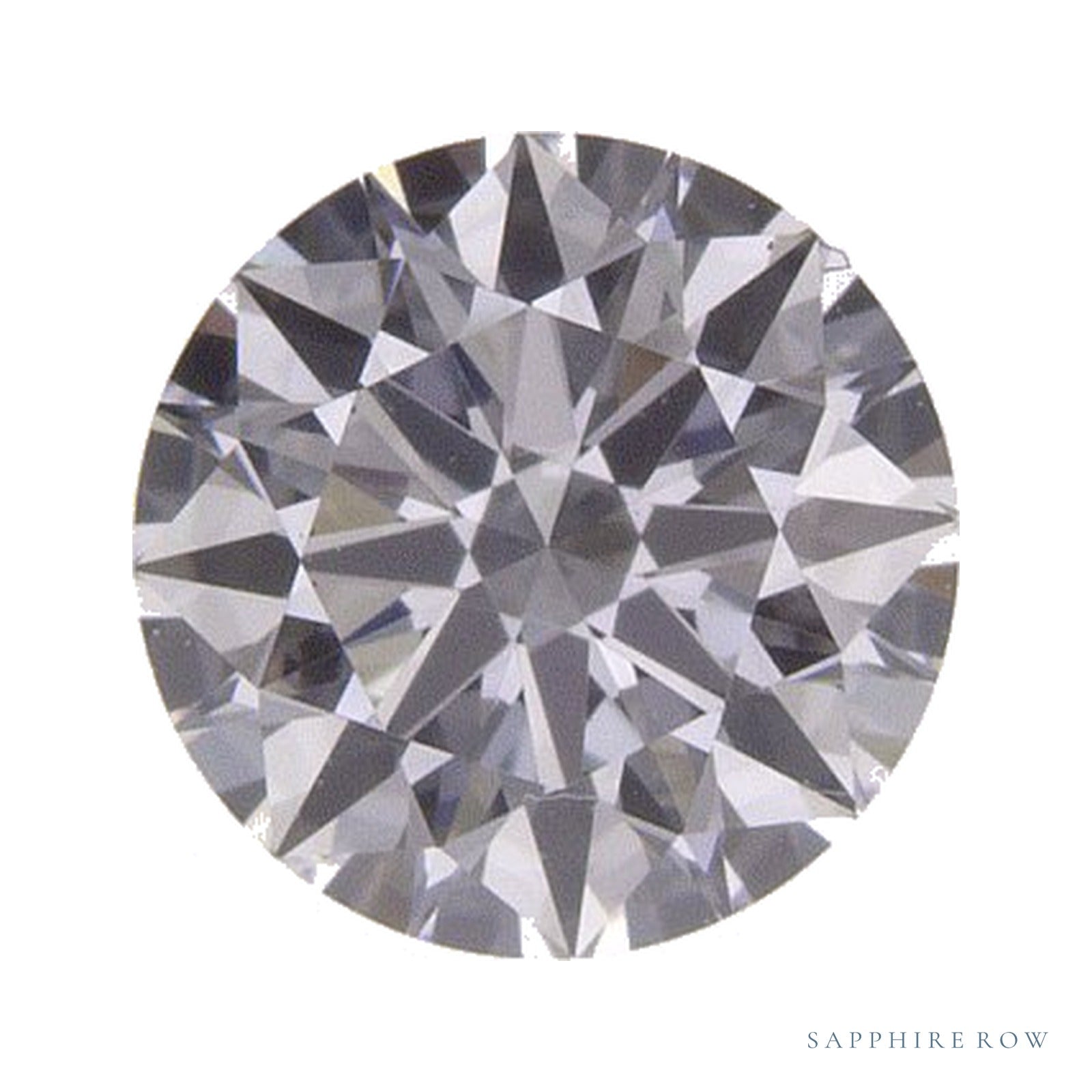 0.72 ct lab-grown diamond, round cut | Sapphire Row · cut4