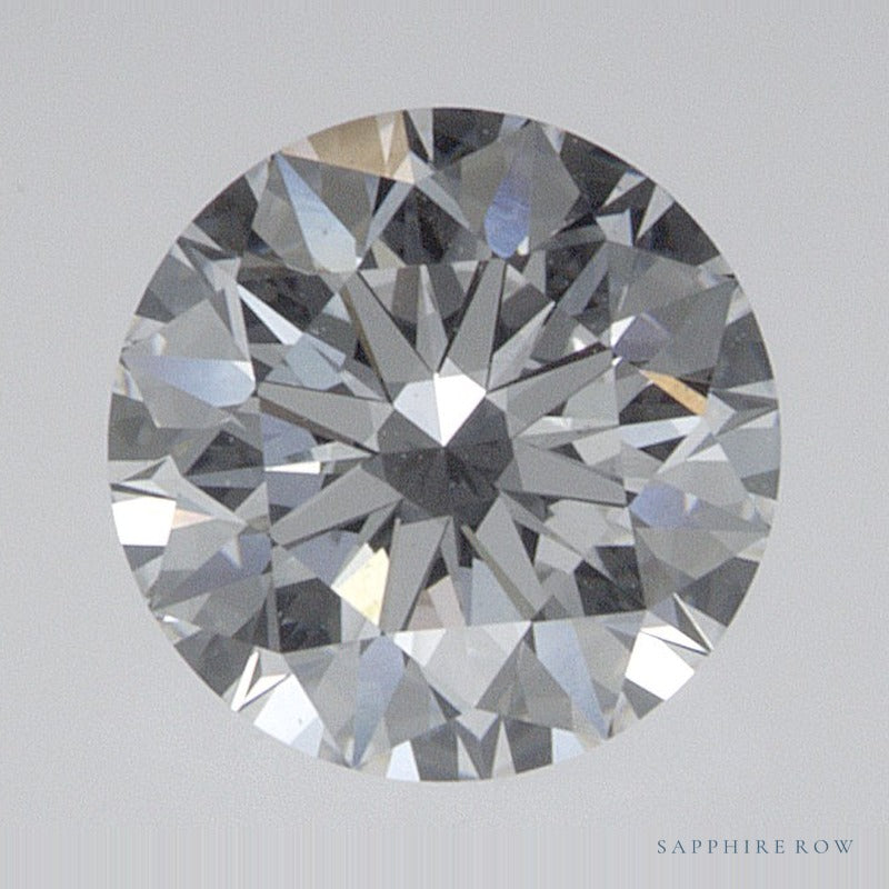 0.72 ct lab-grown diamond, round cut | Sapphire Row · cut6