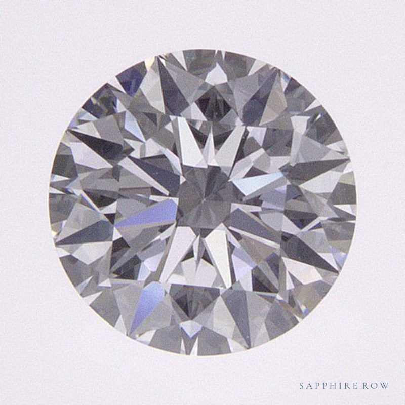 0.72 ct lab-grown diamond, round cut | Sapphire Row · cut7