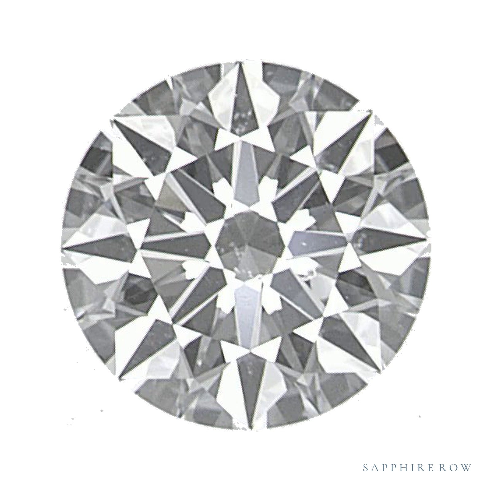 0.72 ct Round Lab-Grown Diamond – D IF — Sapphire Row · cut · cut3 · cut4