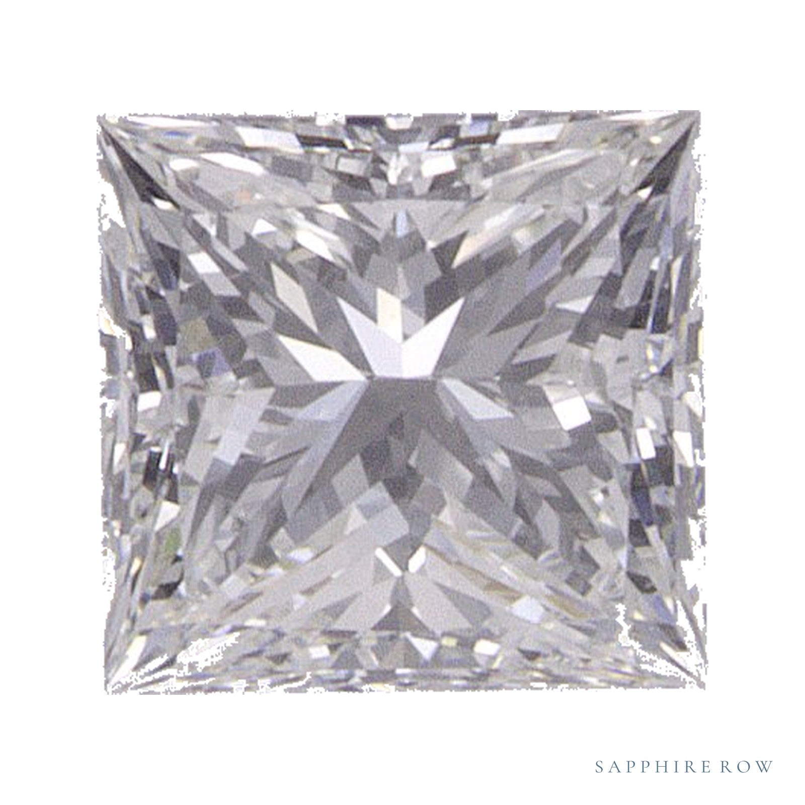 0.71 ct natural diamond, square cut | Sapphire Row · cut4