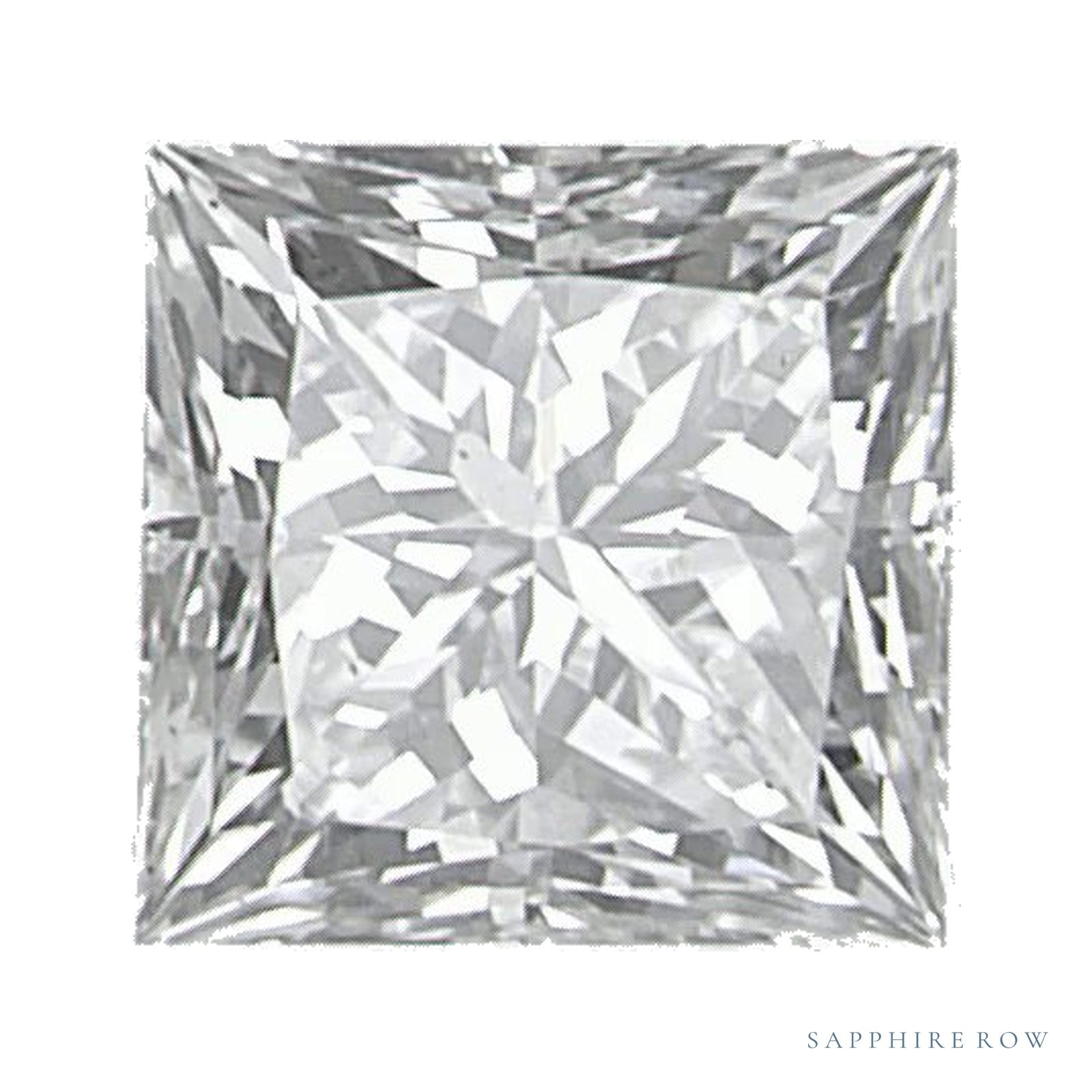0.71 ct Square Natural Diamond – I VS2 — Sapphire Row · cut · cut3 · cut4