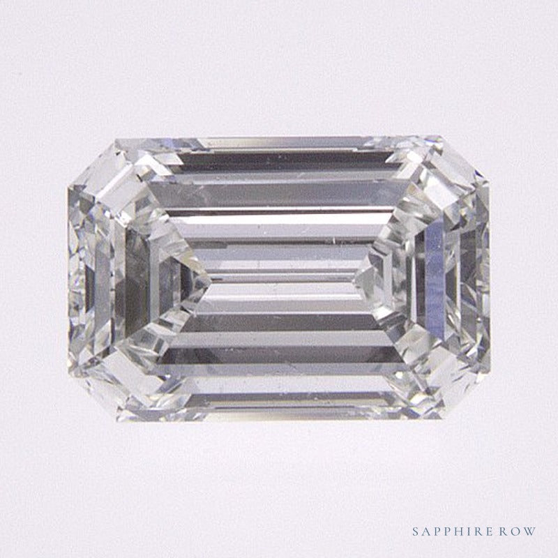 0.71 ct natural diamond, emerald cut | Sapphire Row · cut6
