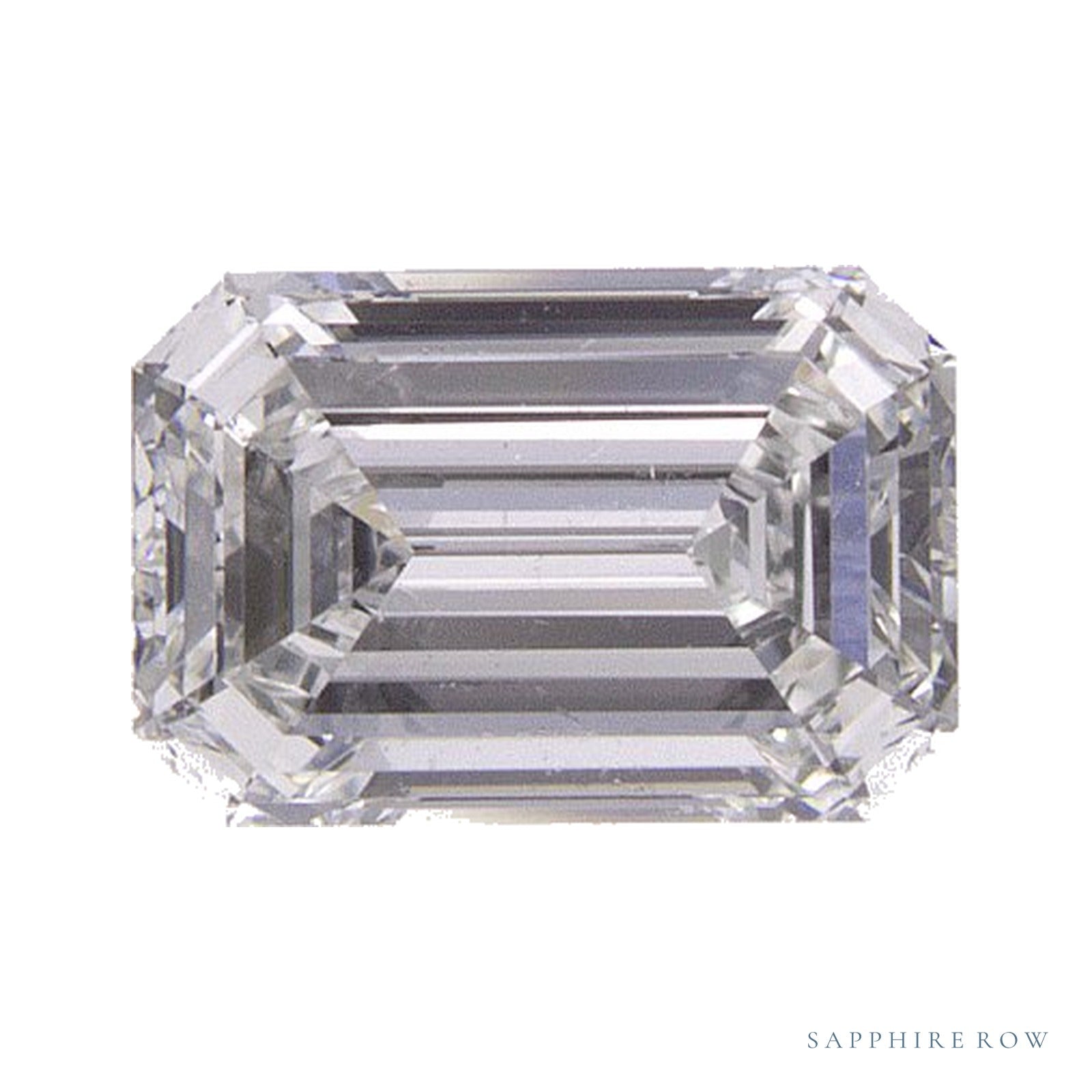 0.71 ct natural diamond, emerald cut | Sapphire Row · cut4