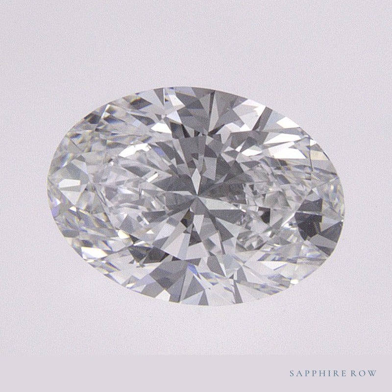 0.71 ct lab-grown diamond, oval cut | Sapphire Row · cut6