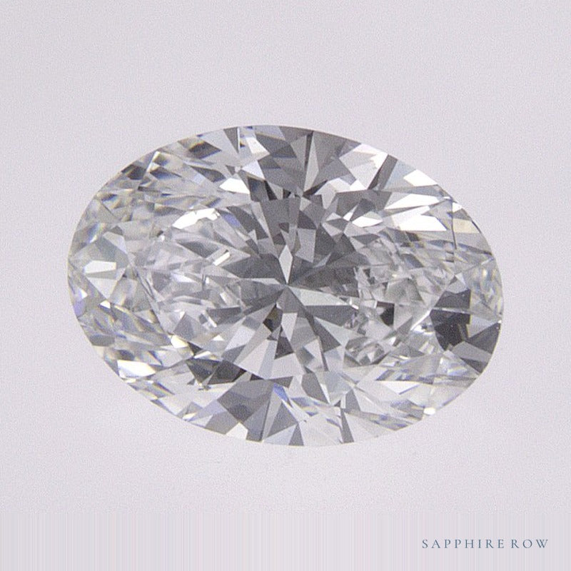 0.71 ct lab-grown diamond, oval cut | Sapphire Row · cut7