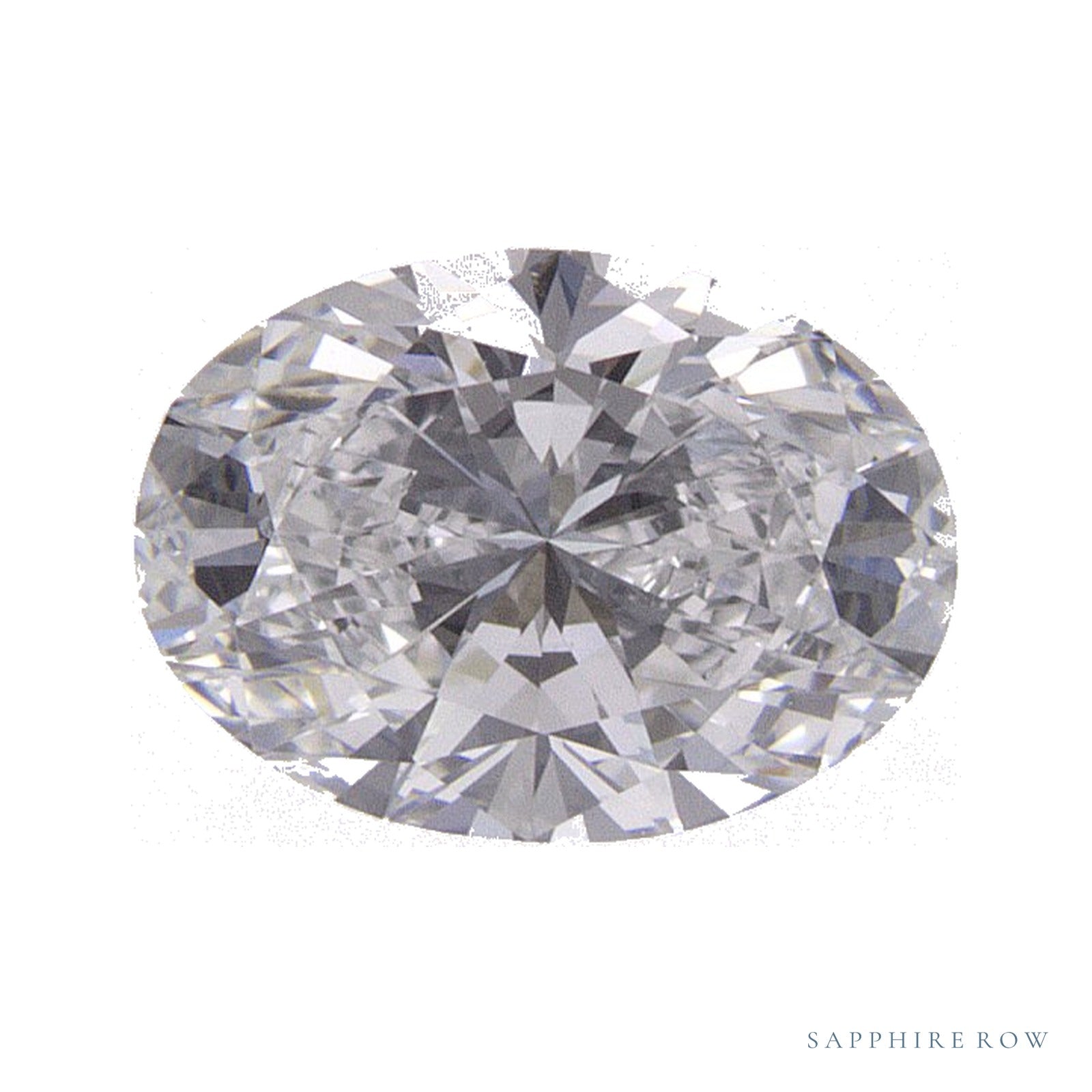 0.71 ct lab-grown diamond, oval cut | Sapphire Row · cut4