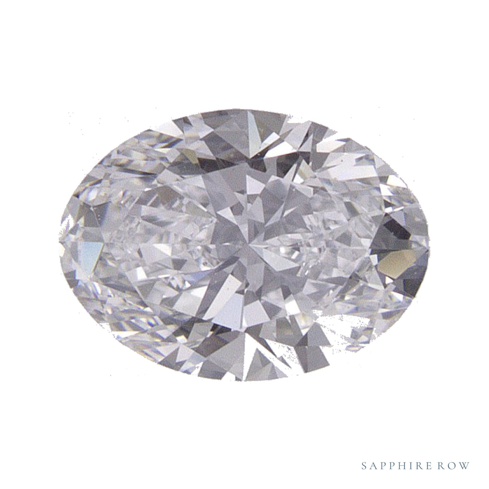 0.71 ct Oval Lab-Grown Diamond – D VVS2 — Sapphire Row · cut · cut3 · cut4