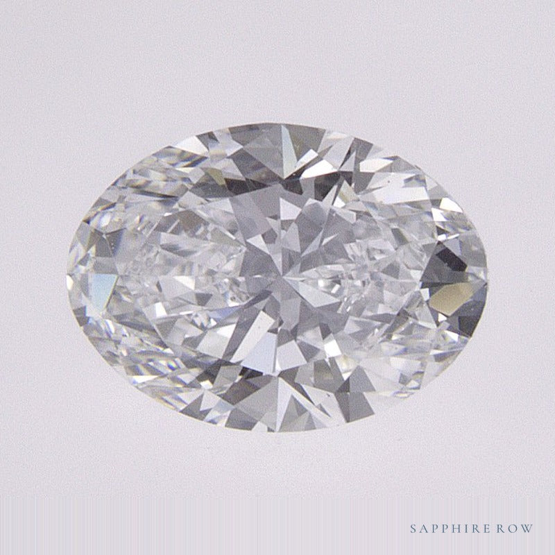 0.71 ct lab-grown diamond, oval cut | Sapphire Row · cut7
