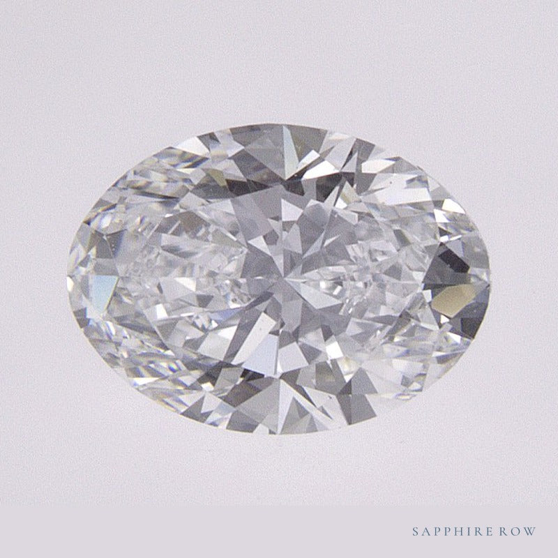 0.71 ct lab-grown diamond, oval cut | Sapphire Row · cut6