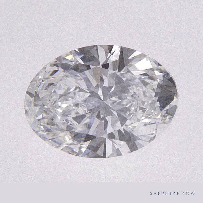 0.71 ct lab-grown diamond, oval cut | Sapphire Row · cut6