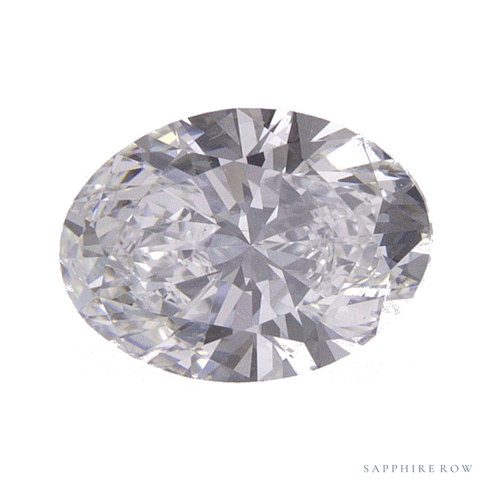 0.71 ct lab-grown diamond, oval cut | Sapphire Row · cut4