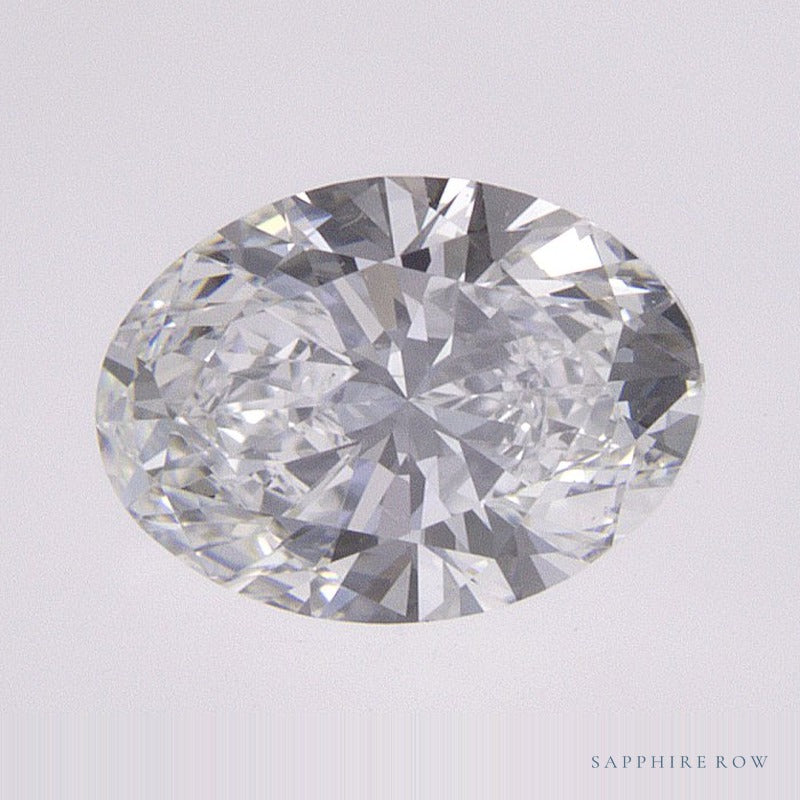0.71 ct lab-grown diamond, oval cut | Sapphire Row · cut7
