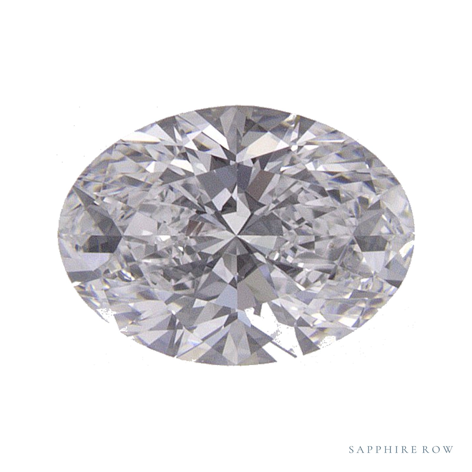 0.71 ct Oval Lab-Grown Diamond – D VVS1 — Sapphire Row · cut · cut3 · cut4