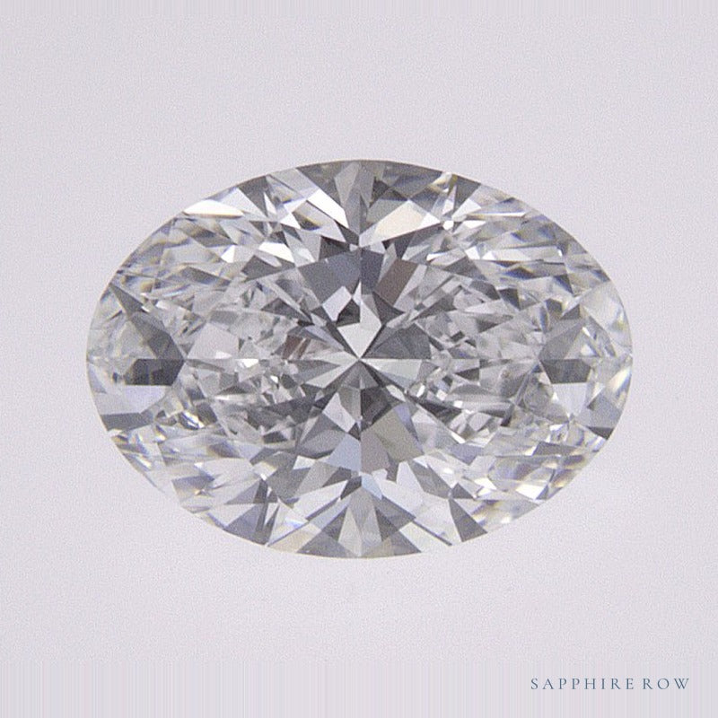 0.71 ct lab-grown diamond, oval cut | Sapphire Row · cut7