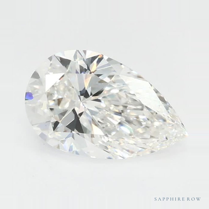 0.71 ct lab-grown diamond, pear cut | Sapphire Row · cut7