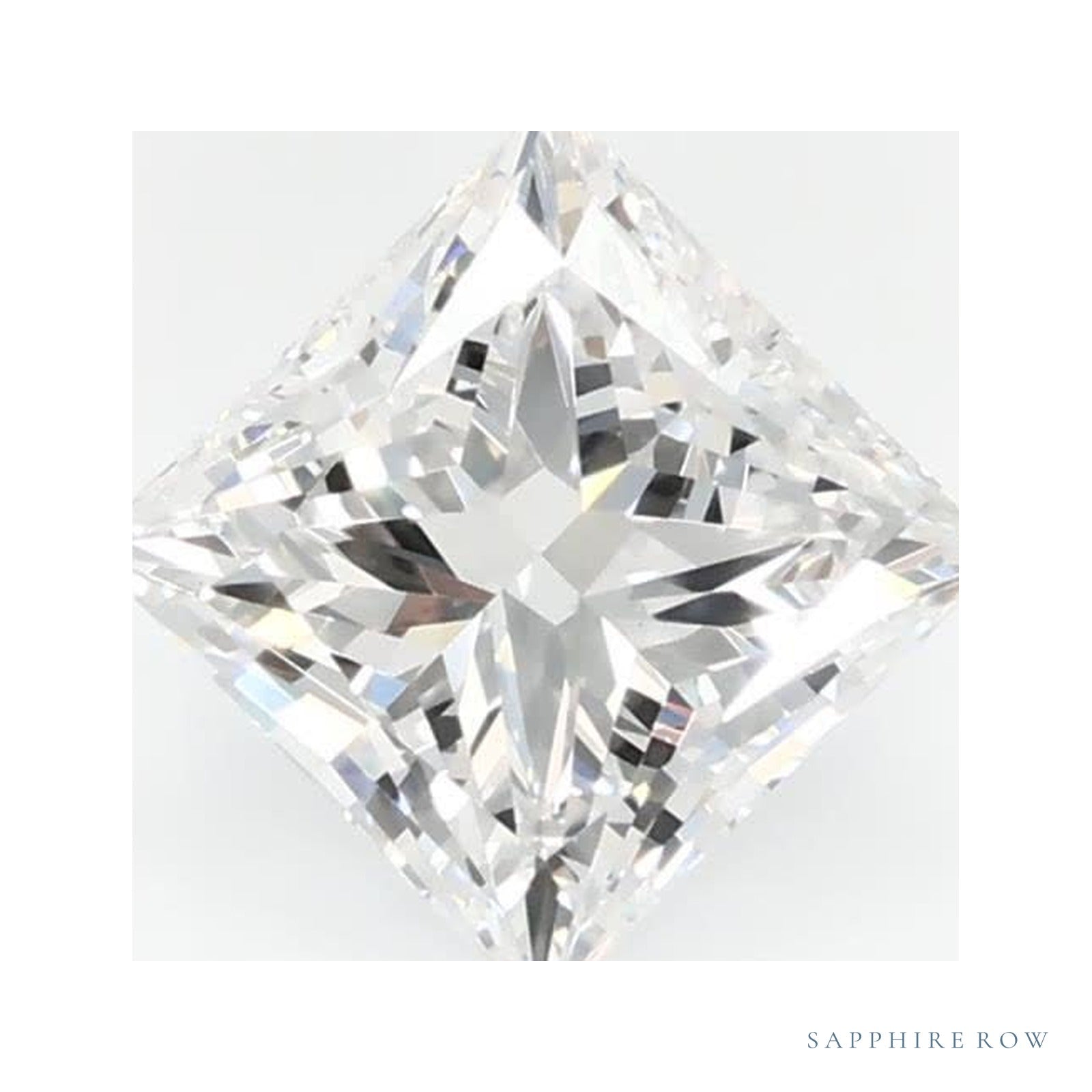 0.71 ct Square Lab-Grown Diamond – D VVS2 — Sapphire Row · cut · cut3 · cut4
