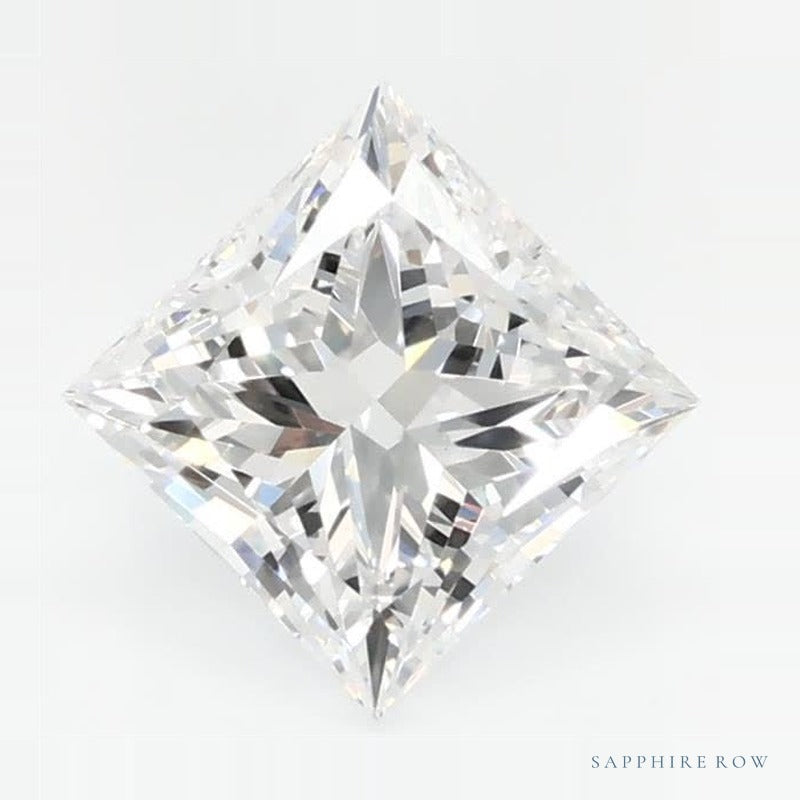 0.71 ct lab-grown diamond, square cut | Sapphire Row · cut7