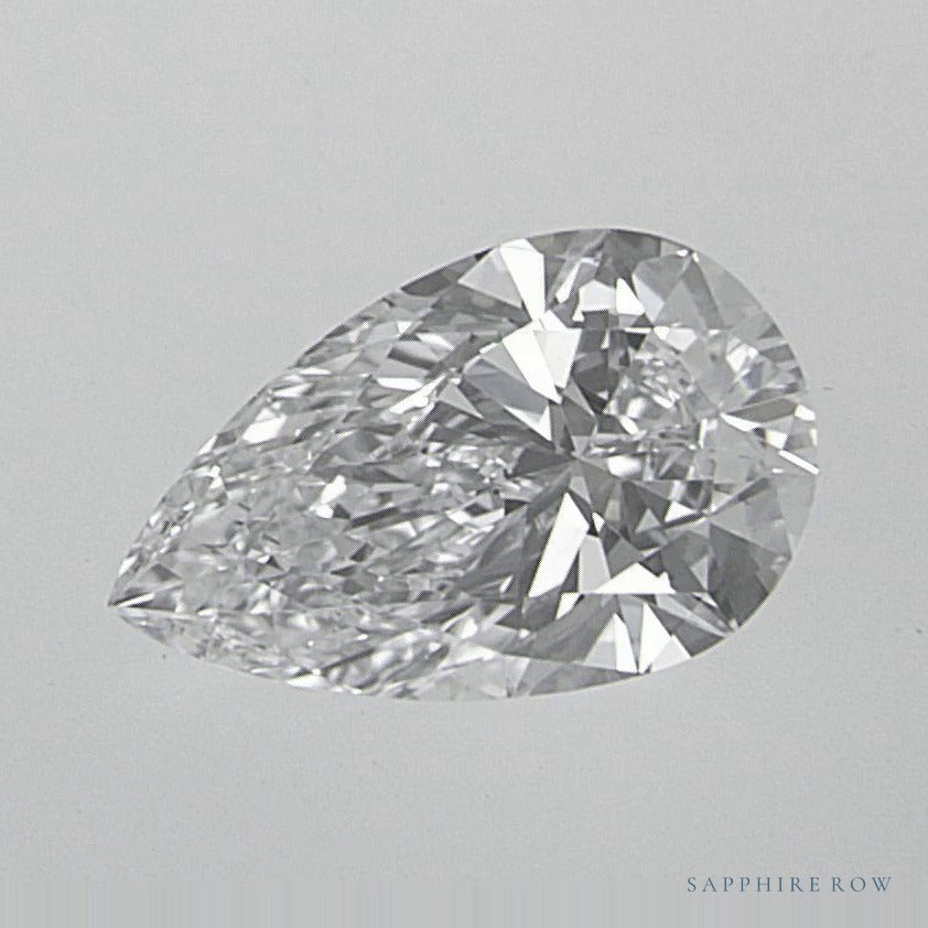 0.71 ct lab-grown diamond, pear cut | Sapphire Row · cut7
