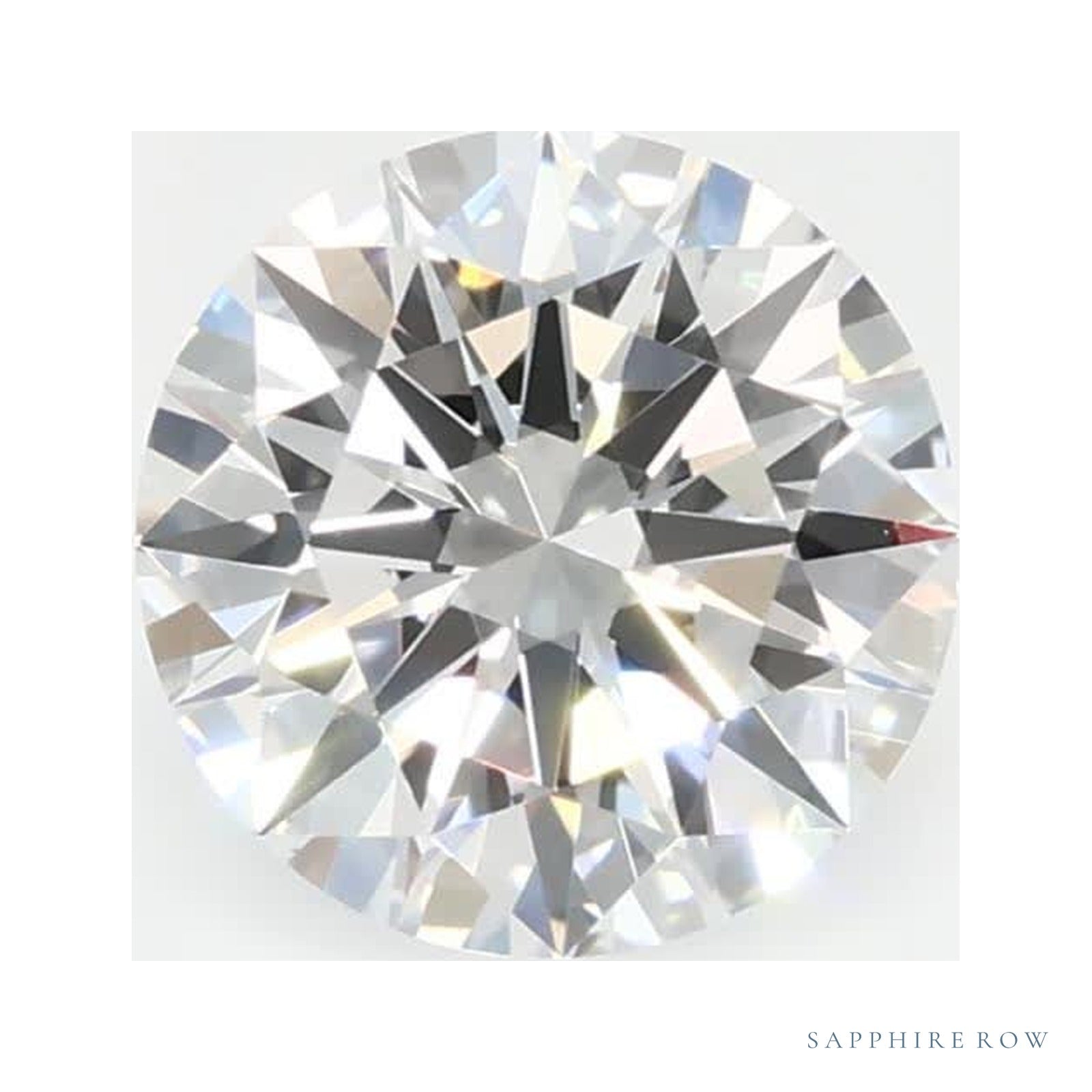 0.71 ct lab-grown diamond, round cut | Sapphire Row · cut4