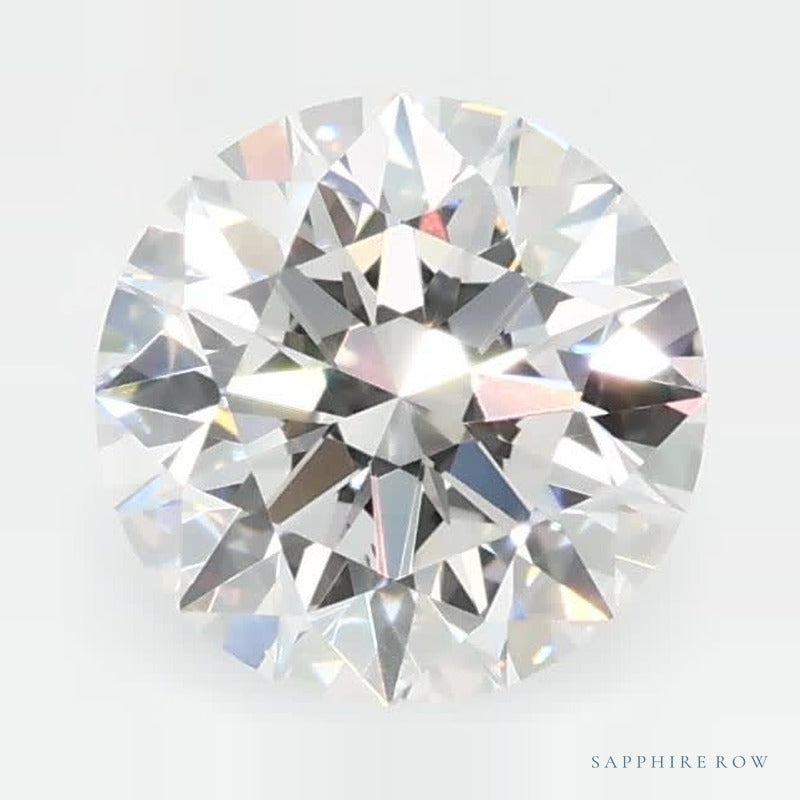 0.71 ct lab-grown diamond, round cut | Sapphire Row · cut7