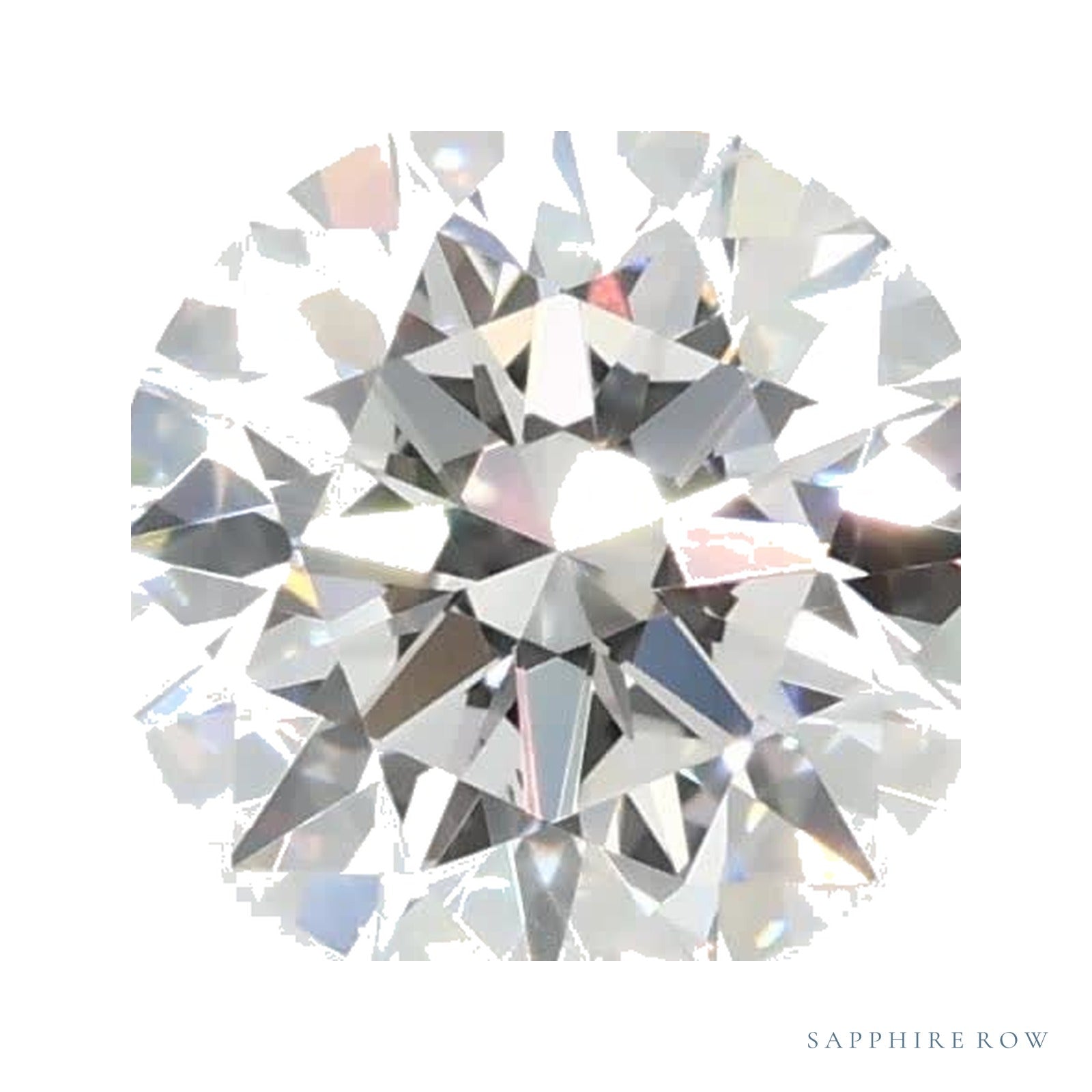 0.71 ct Round Lab-Grown Diamond – E VS2 — Sapphire Row · cut3 · cut4