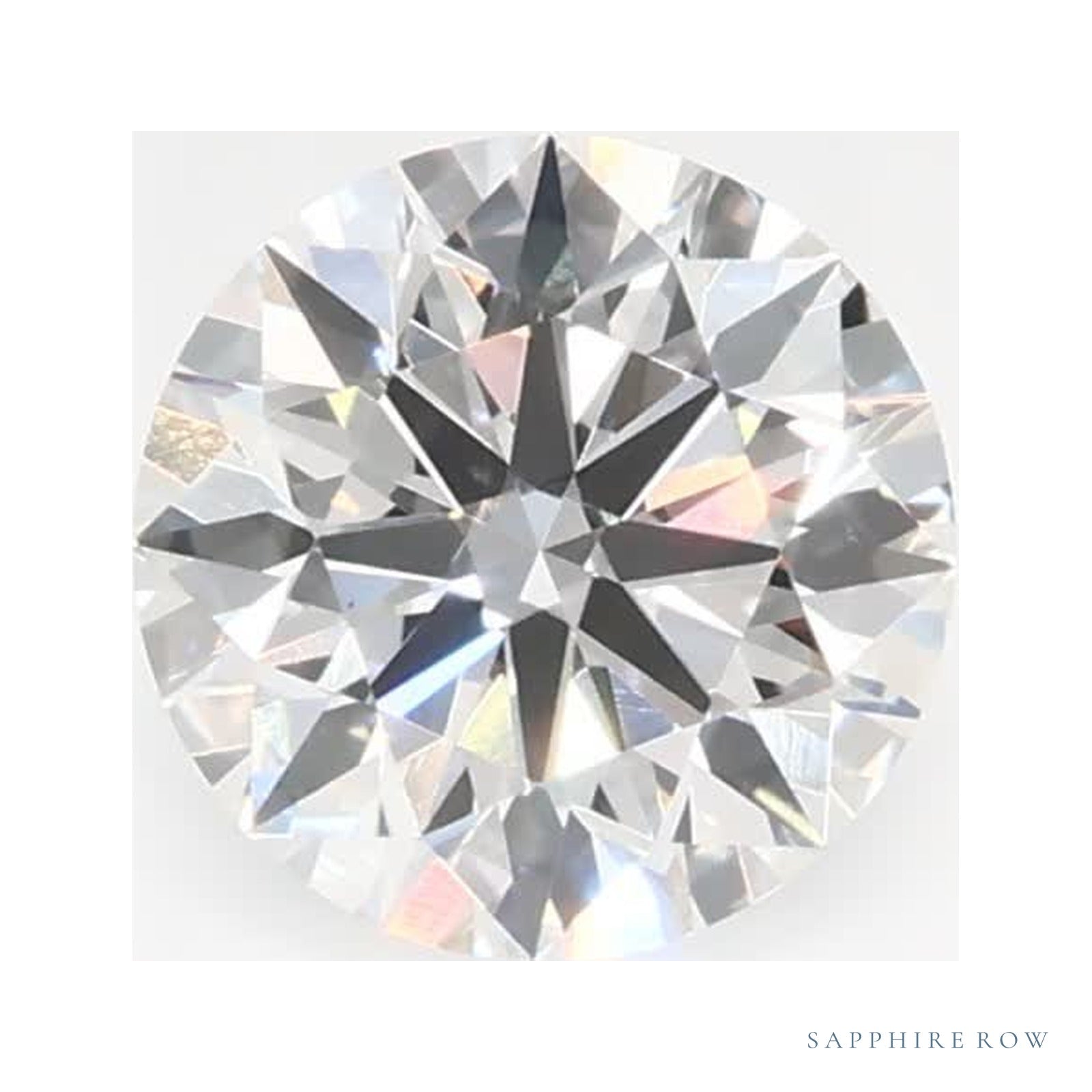 0.71 ct lab-grown diamond, round cut | Sapphire Row · cut4