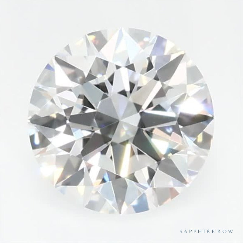 0.71 ct lab-grown diamond, round cut | Sapphire Row · cut6