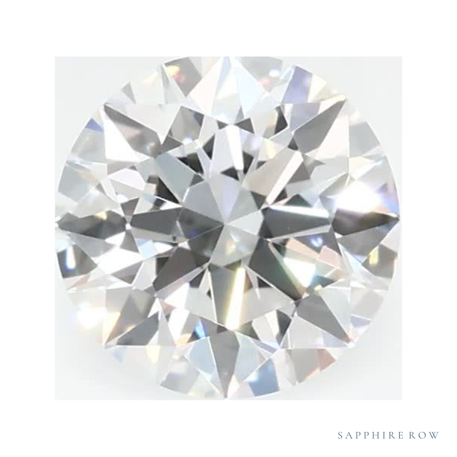 0.71 ct lab-grown diamond, round cut | Sapphire Row