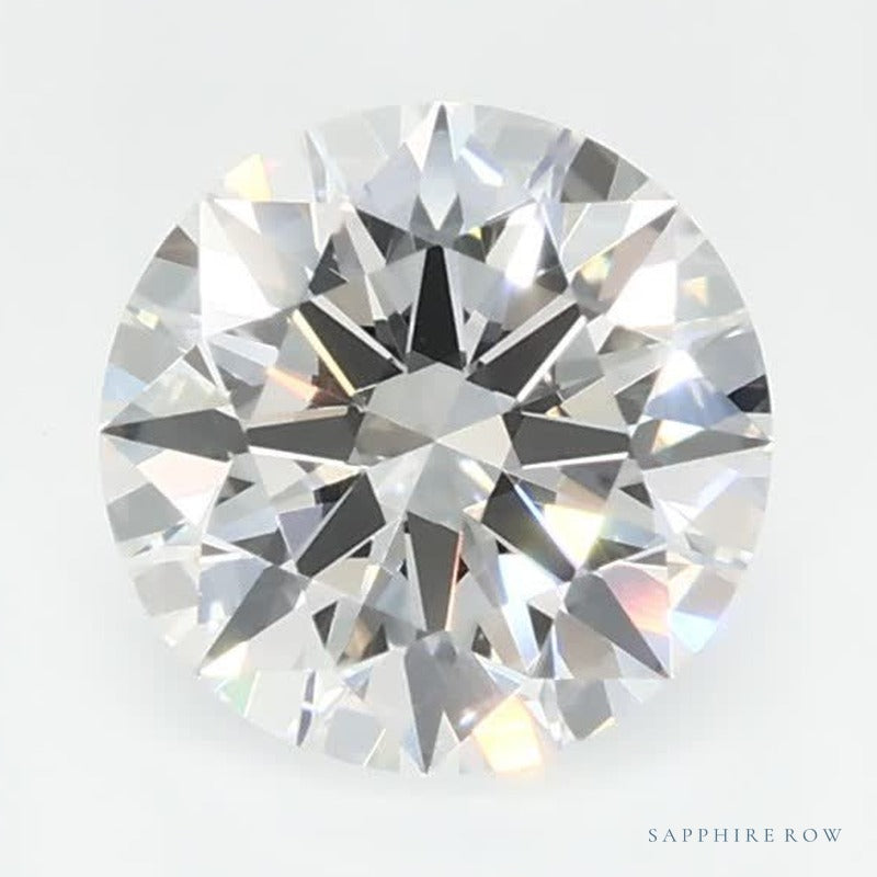 0.71 ct lab-grown diamond, round cut | Sapphire Row · cut6