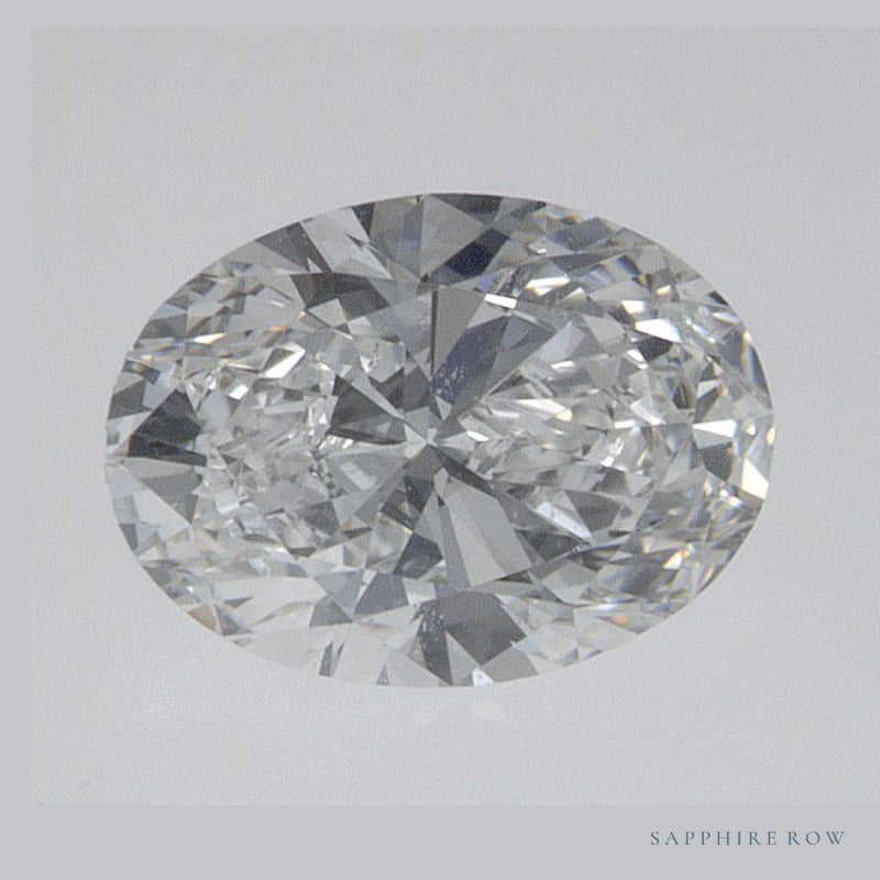 0.71 ct lab-grown diamond, oval cut | Sapphire Row · cut6