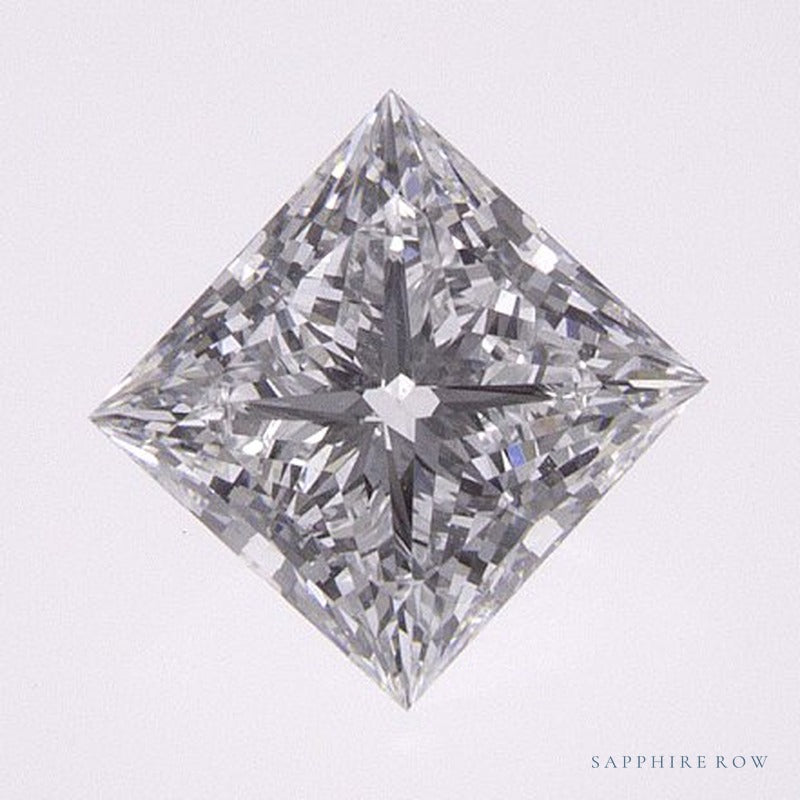 0.71 ct lab-grown diamond, square cut | Sapphire Row · cut7