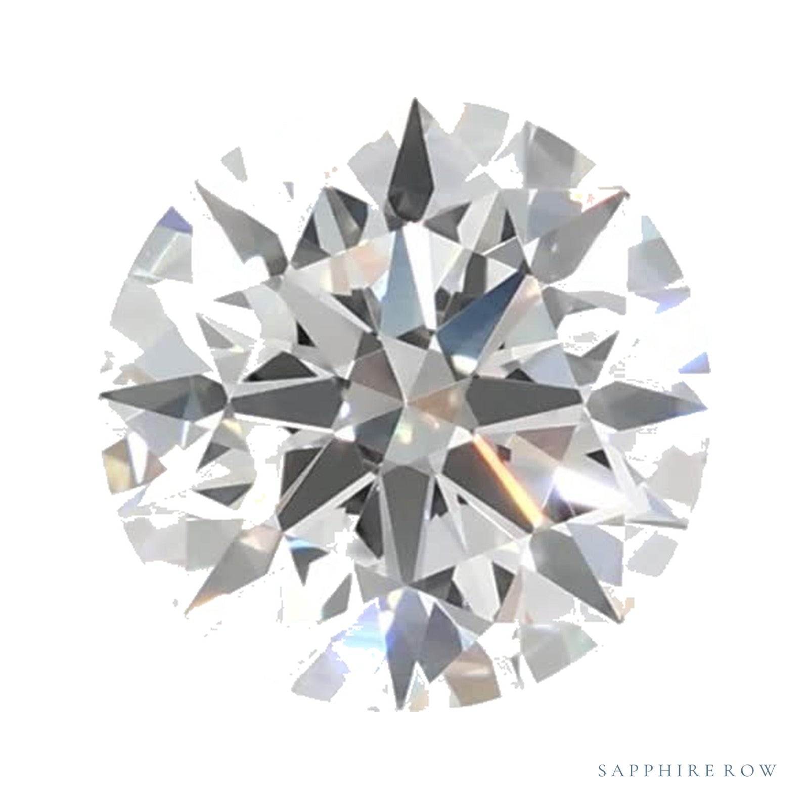 0.71 ct Round Lab-Grown Diamond – E VVS2 — Sapphire Row · cut · cut3 · cut4