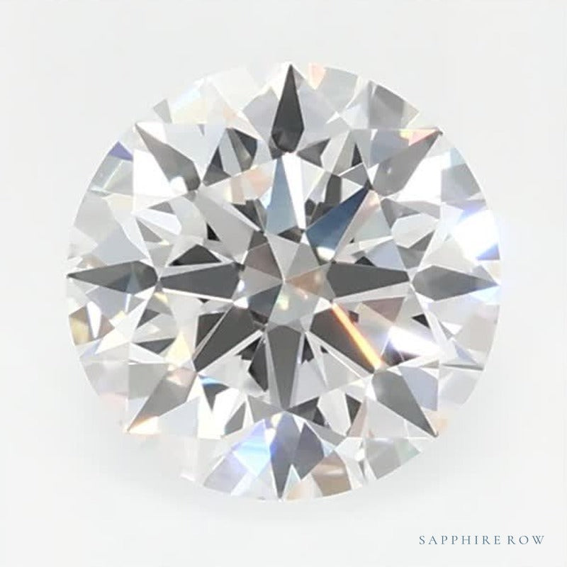 0.71 ct lab-grown diamond, round cut | Sapphire Row · cut7