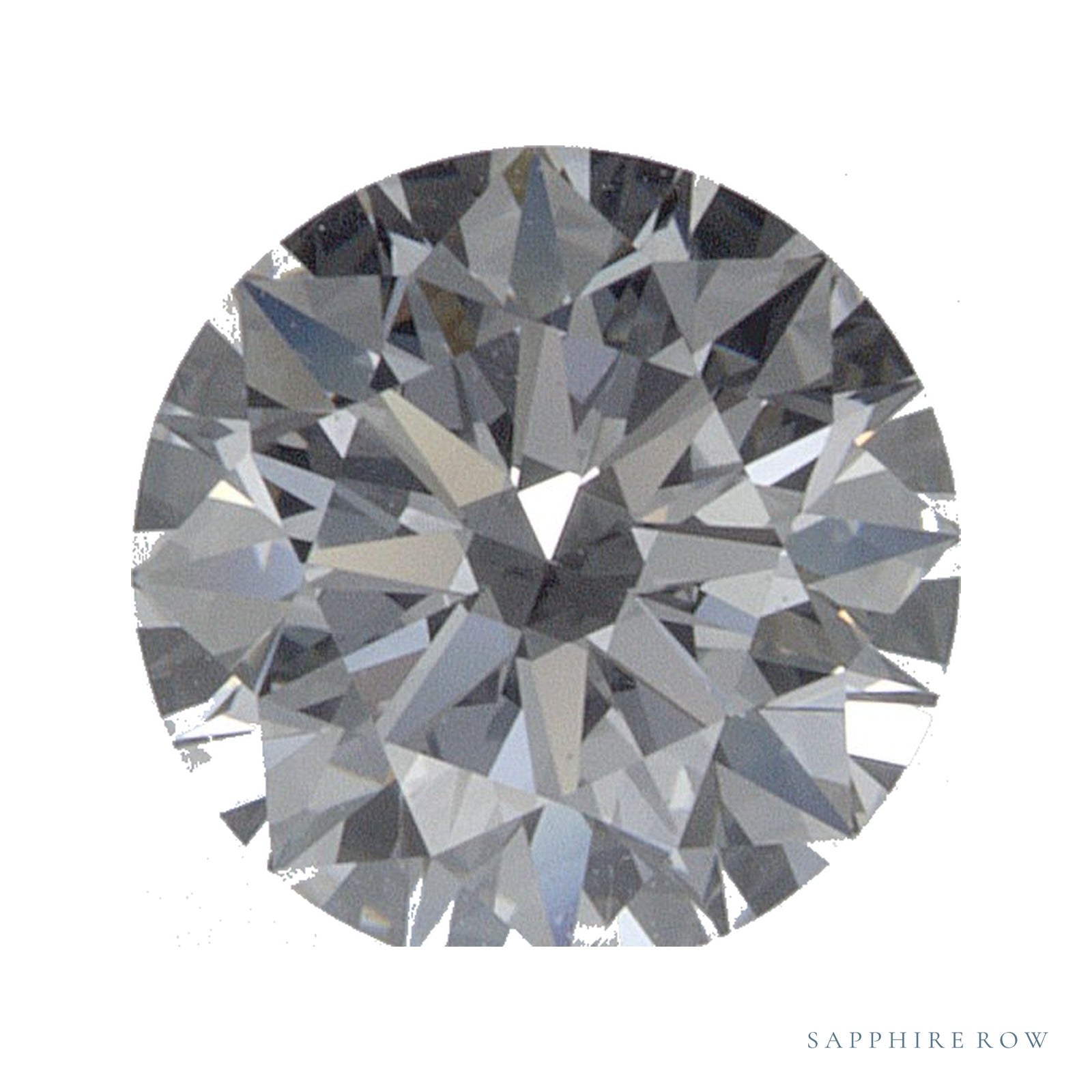 0.71 ct lab-grown diamond, round cut | Sapphire Row · cut4
