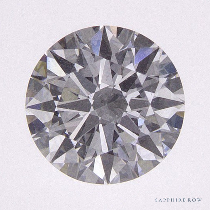 0.71 ct lab-grown diamond, round cut | Sapphire Row · cut6