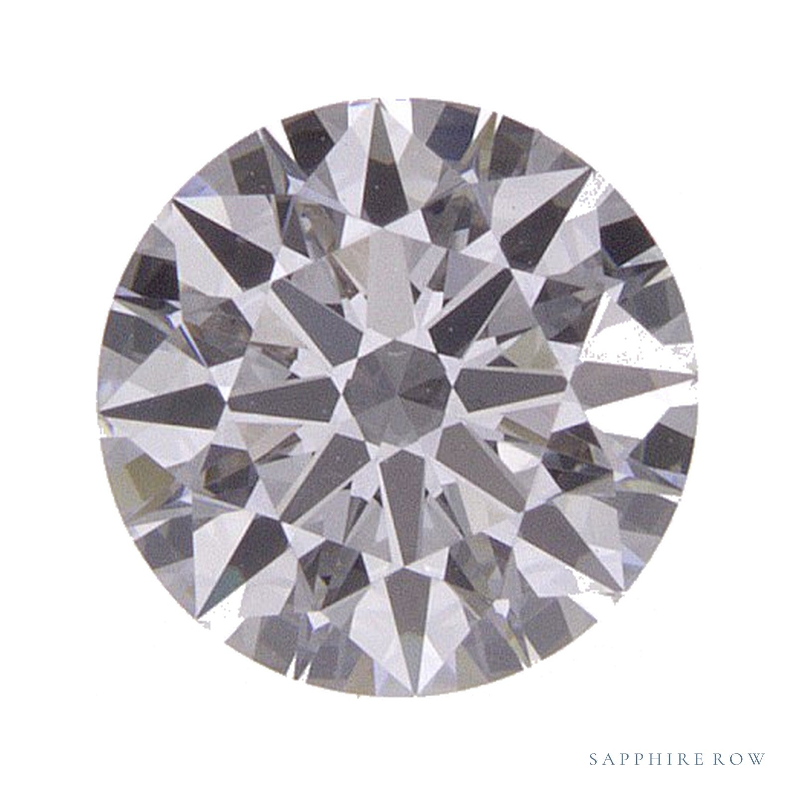 0.71 ct lab-grown diamond, round cut | Sapphire Row · cut4