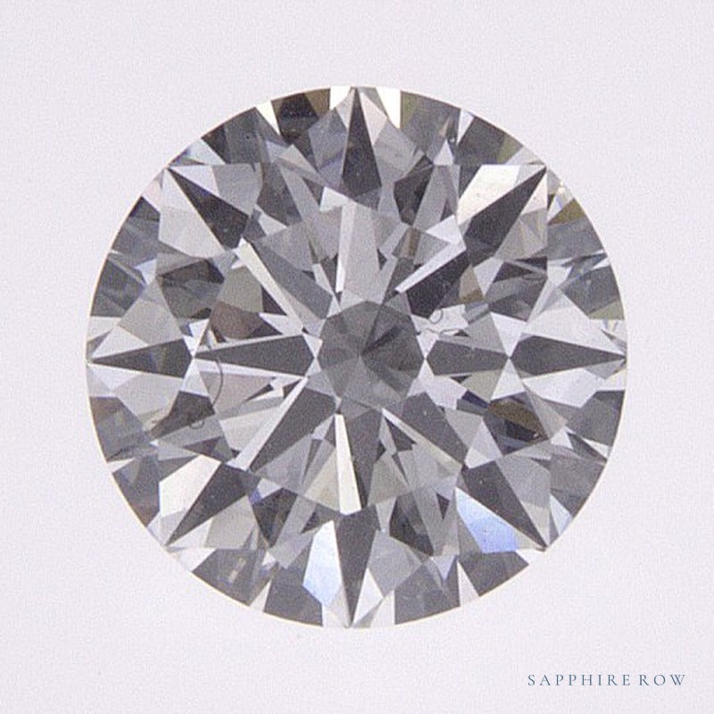 0.71 ct lab-grown diamond, round cut | Sapphire Row · cut6