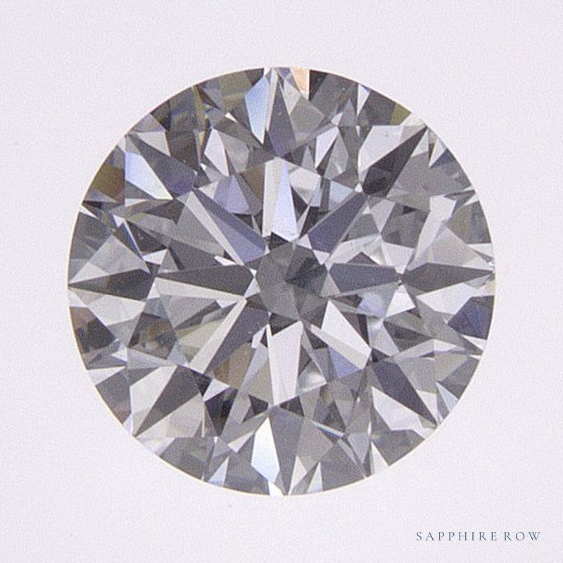 0.71 ct lab-grown diamond, round cut | Sapphire Row · cut7
