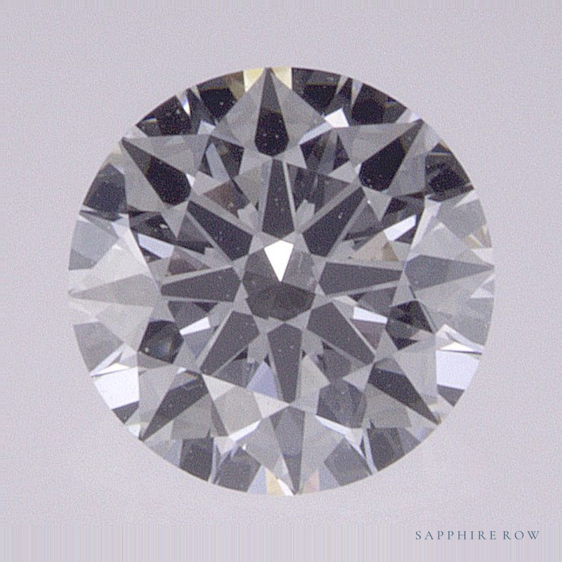 0.71 ct lab-grown diamond, round cut | Sapphire Row · cut6