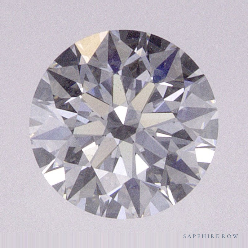 0.71 ct lab-grown diamond, round cut | Sapphire Row · cut6
