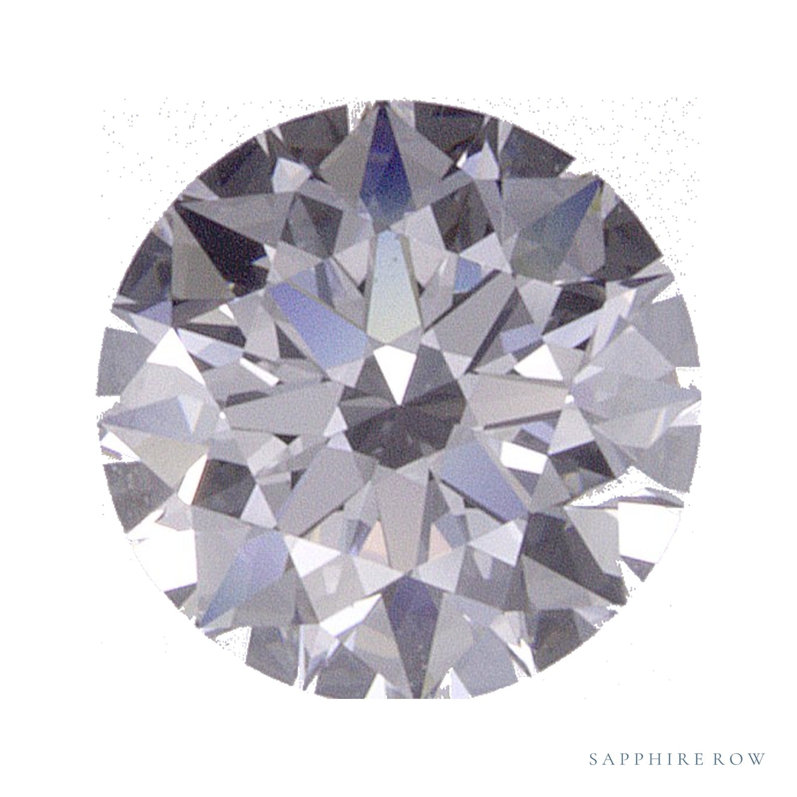 0.71 ct lab-grown diamond, round cut | Sapphire Row · cut4