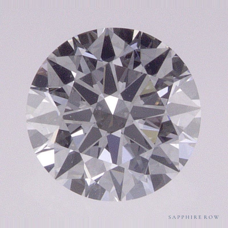 0.71 ct lab-grown diamond, round cut | Sapphire Row · cut6
