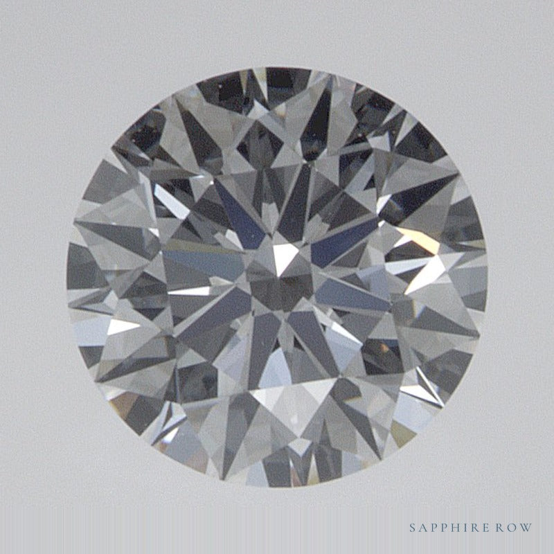 0.71 ct lab-grown diamond, round cut | Sapphire Row · cut6