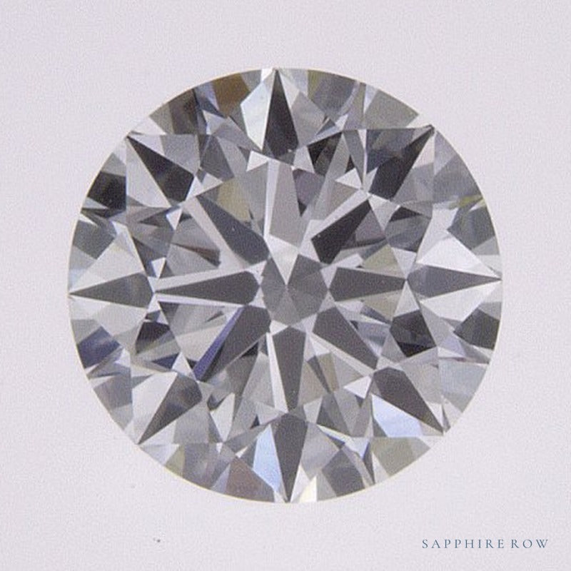 0.71 ct lab-grown diamond, round cut | Sapphire Row · cut6