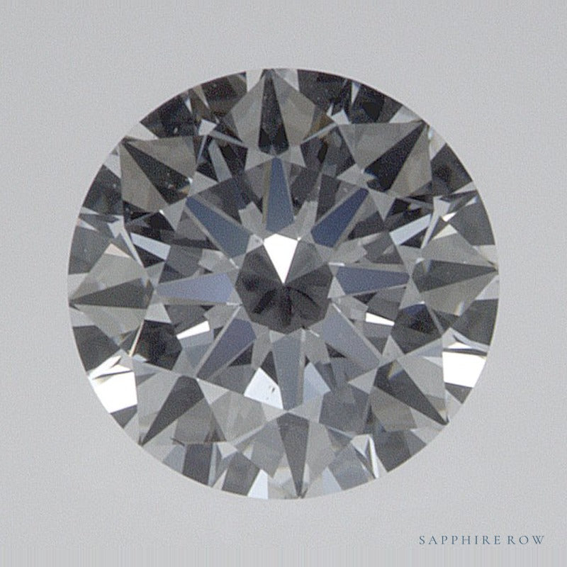 0.71 ct lab-grown diamond, round cut | Sapphire Row · cut6