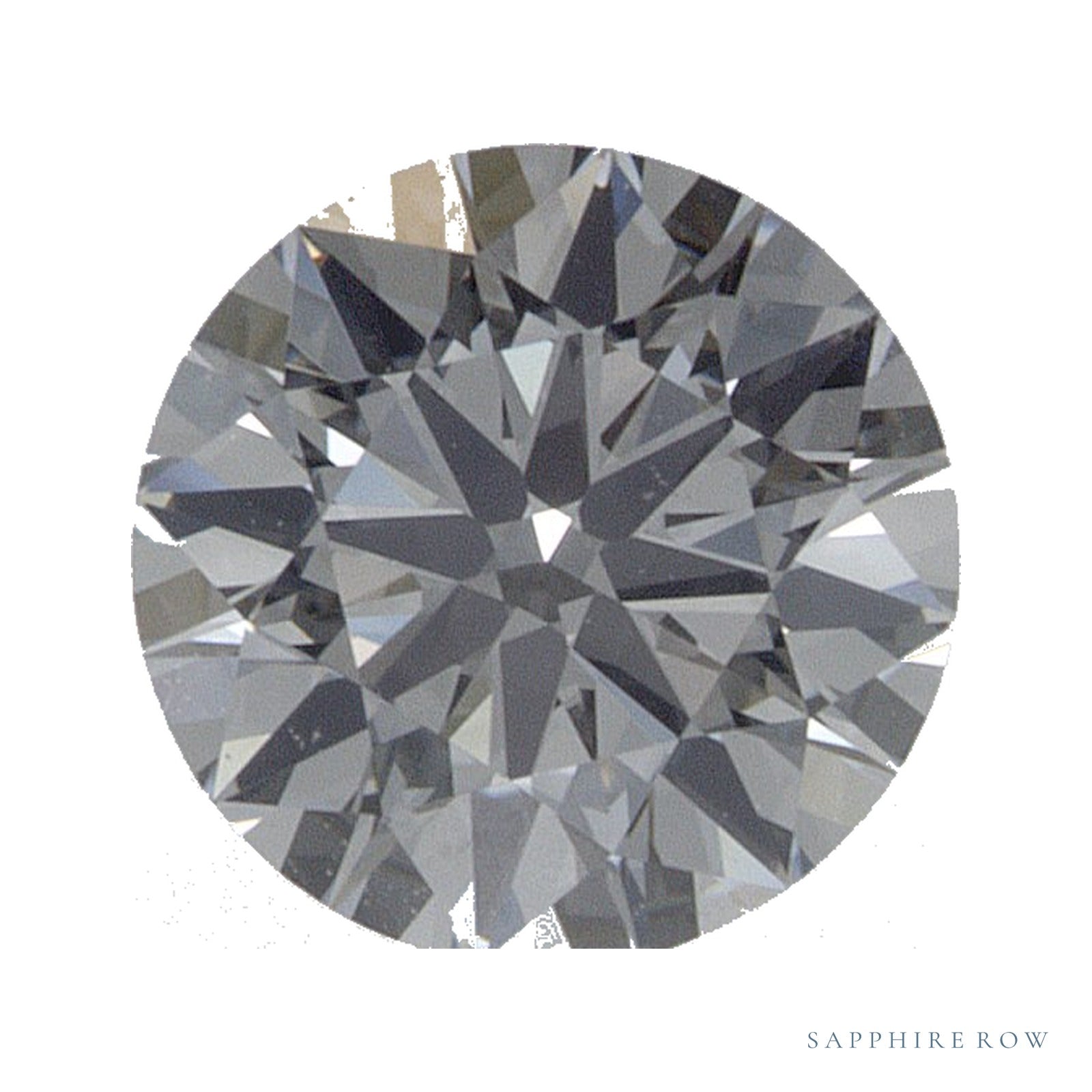 0.71 ct lab-grown diamond, round cut | Sapphire Row · cut4
