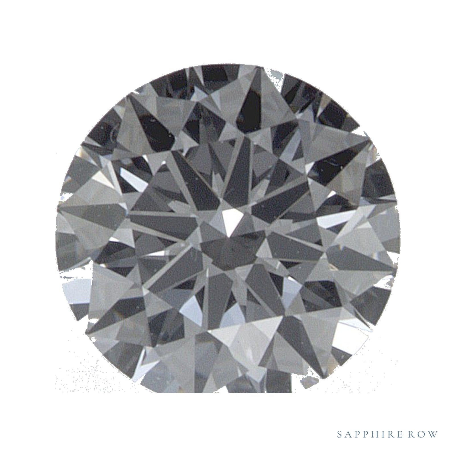0.71 ct lab-grown diamond, round cut | Sapphire Row