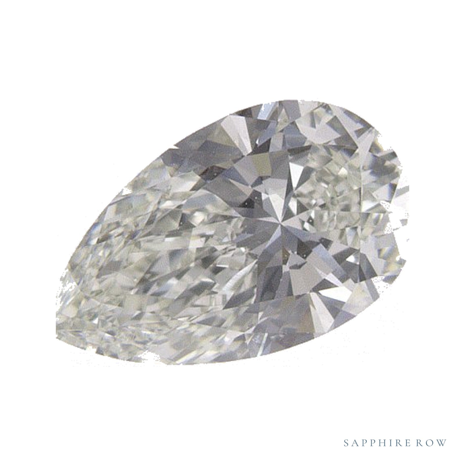 0.70 ct Pear Natural Diamond – J SI2 — Sapphire Row · cut · cut3 · cut4